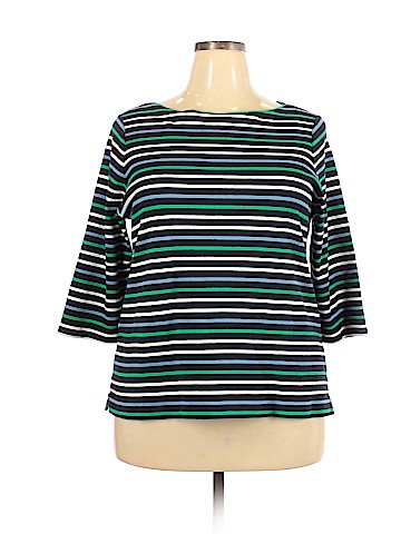 Lands' End 3/4 Sleeve T-Shirt (view 1)