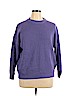 Roaman's 100% Acrylic Purple Pullover Sweater Size 1X - photo 1