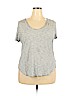 Old Navy 100% Rayon Gray Short Sleeve Top Size XXL - photo 1