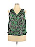 A New Day 100% Polyester Green Sleeveless Blouse Size XXL - photo 1