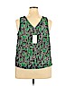 A New Day 100% Polyester Green Sleeveless Blouse Size XXL - photo 2