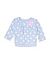 Just One You Made by Carters 100% Polyester Polka Dots Blue Pullover Sweater 6-9 MO / 9 MO - photo 1