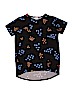 Lularoe Print Black Short Sleeve T-Shirt Size 14 - photo 1