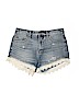 Free People 100% Cotton Blue Denim Shorts Size 26 waist - photo 1