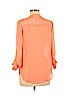 Candie's 100% Polyester Orange 3/4 Sleeve Blouse Size L - photo 2