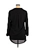 Pleione 100% Polyester Black Long Sleeve Blouse Size XL - photo 2
