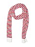 Assorted Brands 100% Cotton Stripes Red Scarf One size - photo 1