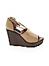 David Aaron Tan Wedges Size 6 - photo 1