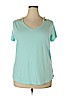 Lane Bryant Blue Short Sleeve Top Size 18 - 20 Plus - photo 1