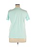 Basic Editions 100% Cotton Blue Short Sleeve Top Size XL - photo 2