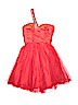 Dave & Johnny by Laura Ryner 100% Polyester Red Cocktail Dress Size 1 - 2 - photo 2