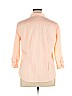 New York & Company Pink Long Sleeve Button-Down Shirt Size XL - photo 2