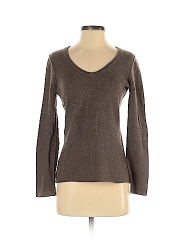 Aqua Cashmere Pullover Sweater (view 1)