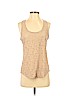 Eyeshadow Tan Sleeveless Blouse Size M - photo 1