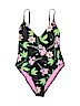 Topshop Black One Piece Swimsuit Size 10 - photo 1
