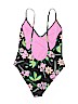 Topshop Black One Piece Swimsuit Size 10 - photo 2