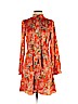 Forever 21 100% Polyester Orange Casual Dress Size S - photo 1