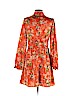 Forever 21 100% Polyester Orange Casual Dress Size S - photo 2