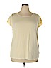 Lauren by Ralph Lauren Yellow Short Sleeve Top Size 3X - photo 1