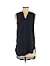 H&M 100% Polyester Blue Sleeveless Blouse Size 4 - photo 1