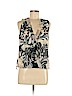 H&M 100% Polyester Ivory Sleeveless Blouse Size 8 - photo 1