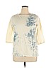 Talbots 100% Pima Cotton Ivory 3/4 Sleeve Top Size 1X - photo 1