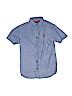 U.S. Polo Assn. Blue Short Sleeve Button-Down Shirt Size 10 - 12 - photo 1