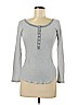 Aerie 100% Cotton Gray Long Sleeve Top Size S - photo 1