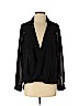 MICHAEL Michael Kors 100% Polyester Black Long Sleeve Blouse Size 4 - photo 1