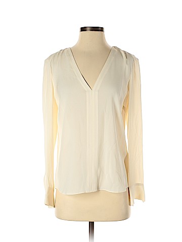 A.L.C. Long Sleeve Silk Top (view 1)