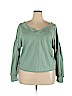Forever 21 Green Sweatshirt Size 2X - photo 1