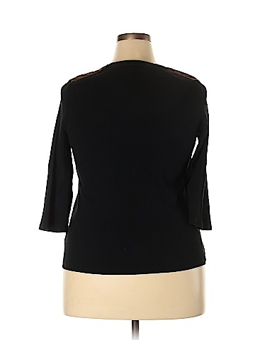Lauren by Ralph Lauren 3/4 Sleeve Top (view 2)