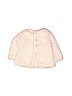 Gymboree 100% Polyester White Fleece Jacket Size 12-18 mo - photo 1