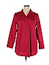 Chico's 100% Cotton Red Long Sleeve Button-Down Shirt Size XL (3) - photo 1
