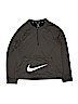 Nike 100% Polyester Graphic Gray Track Jacket Size L (youth) - photo 1
