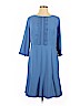 Talbots 100% Polyester Blue Casual Dress Size 14 - photo 1