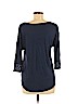 Lucky Brand Blue 3/4 Sleeve Top Size M - photo 2