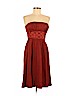 Laundry by Shelli Segal 100% Silk Brown Cocktail Dress Size 6 - photo 1