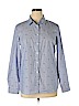 Tommy Hilfiger 100% Cotton Blue Long Sleeve Button-Down Shirt Size XL - photo 1