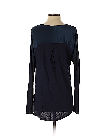 Vince. Long Sleeve Silk Top (view 2)