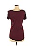 Essentials by Full Tilt Burgundy Short Sleeve Top Size M - photo 2