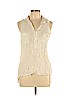 Splendid 100% Rayon Ivory Sleeveless Blouse Size L - photo 1