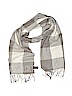 Victoria's Secret 100% Acrylic Checkered-gingham Metallic Gray Scarf One size - photo 1