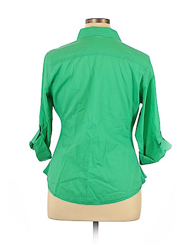 Old Navy 3/4 Sleeve Button-Down Shirt (view 2)