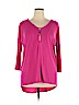 Chelsea & Theodore Pink 3/4 Sleeve Blouse Size XL - photo 1