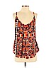 H&M 100% Polyester Orange Sleeveless Top Size M - photo 1