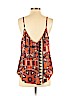H&M 100% Polyester Orange Sleeveless Top Size M - photo 2