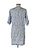 J. McLaughlin 100% Linen Blue Casual Dress Size M - photo 2