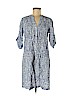 J. McLaughlin 100% Linen Blue Casual Dress Size M - photo 1