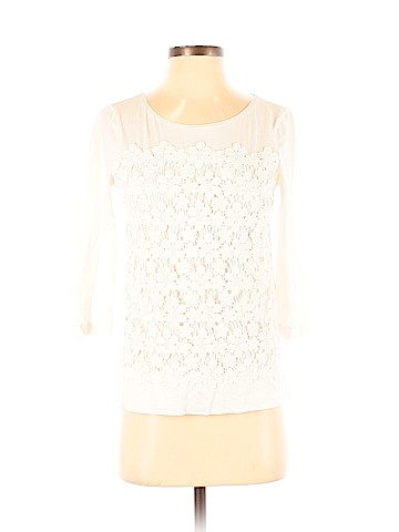 J. Crew Factory Store 3/4 Sleeve Top (view 1)